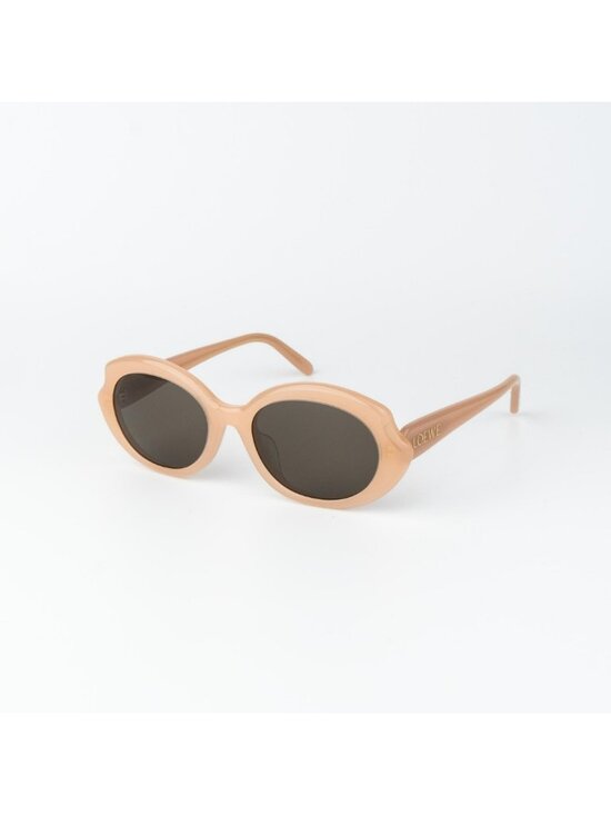 Loewe Women Sunglasses Nude Pink Brown Oval LW40147F 72E NEW AUTHENTIC main image 9